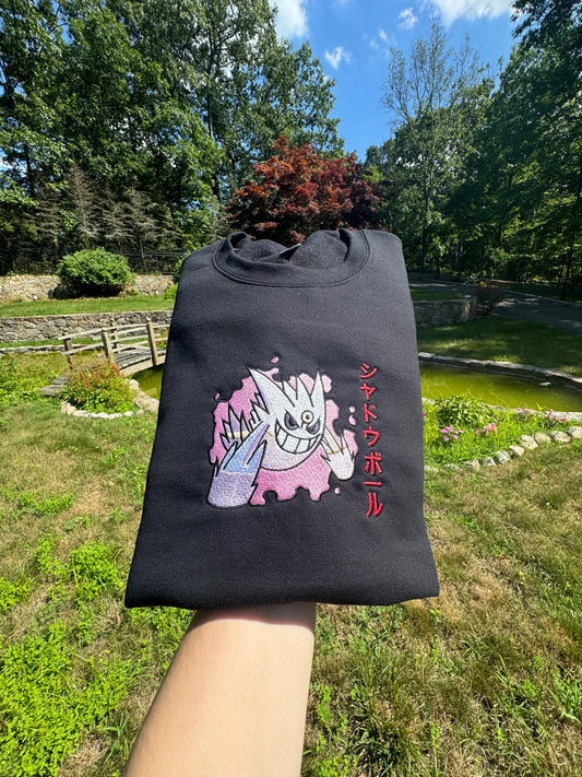 Shiny Mega Gengar Embroidered design